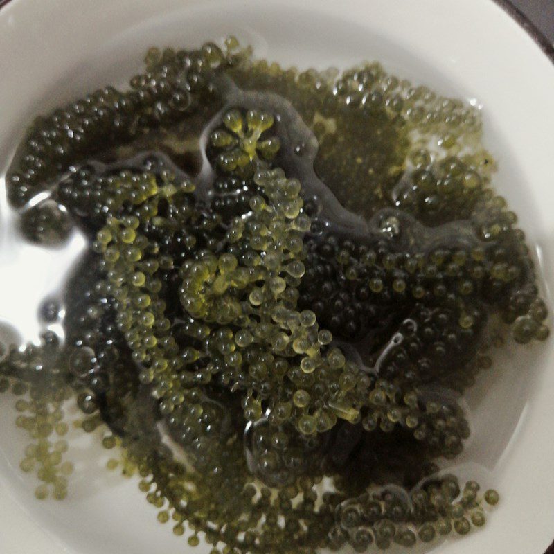 Step 1 Prepare the Ingredients for Sea Grapes Salad with Fresh Shrimp