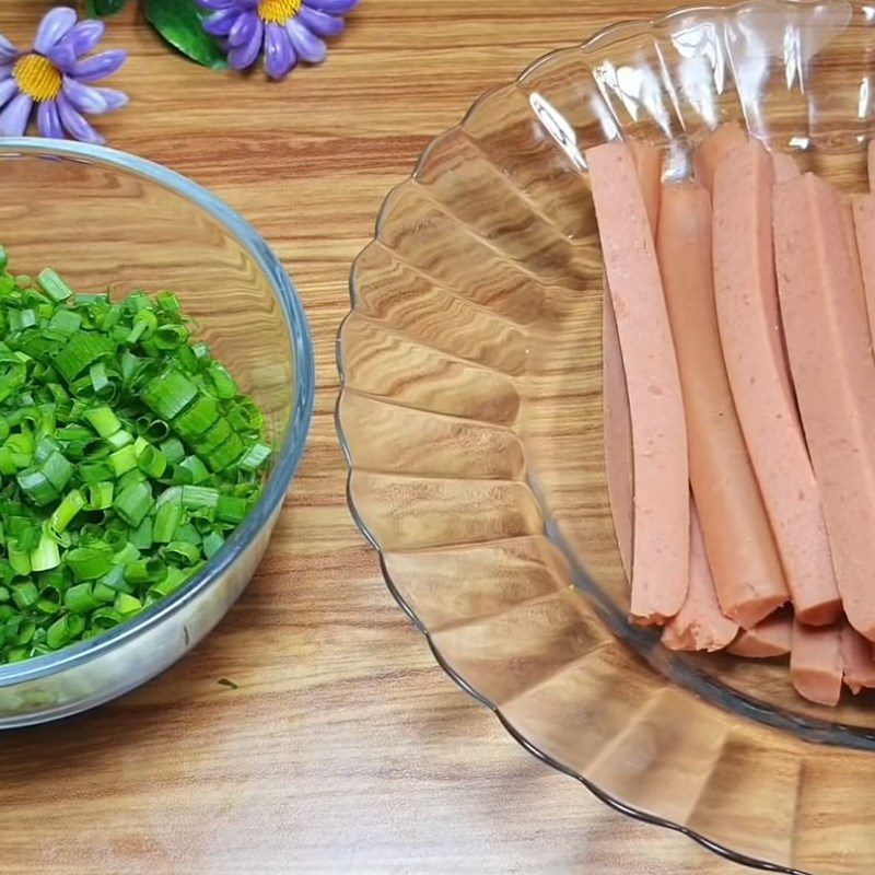 Step 1 Prepare the ingredients for Fried Rice Paper Rolls