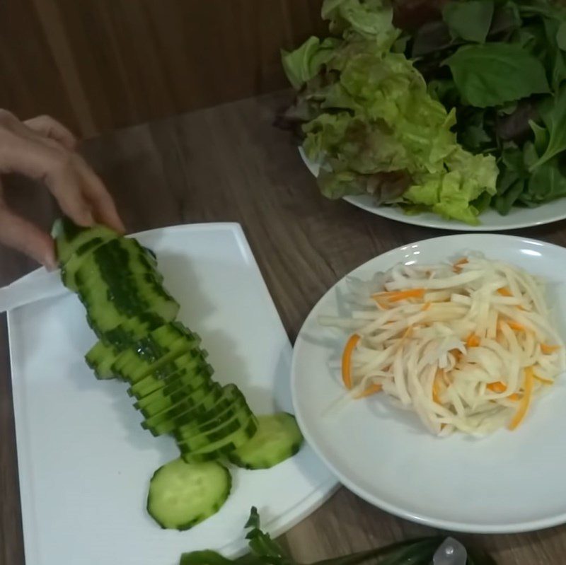 Step 4 Prepare the accompanying ingredients Grilled pork chops using an air fryer