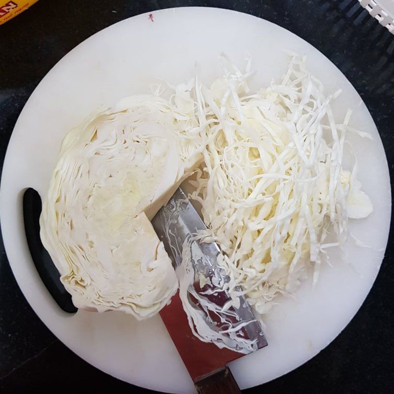 Step 2 Prepare other ingredients for cabbage salad