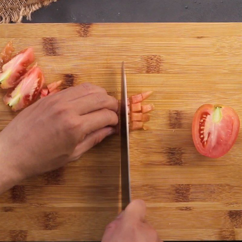 Step 2 Prepare other ingredients Fried Red Snapper with Vegetable Sauce