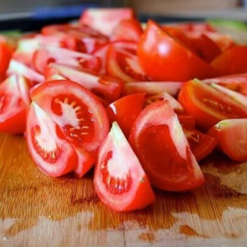 Step 2 Prepare other ingredients for seafood vermicelli salad