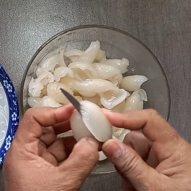 Step 2 Prepare other ingredients Rambutan jelly salad