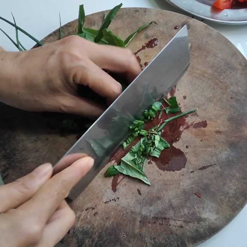 Step 2 Prepare other ingredients Crab soup with water spinach