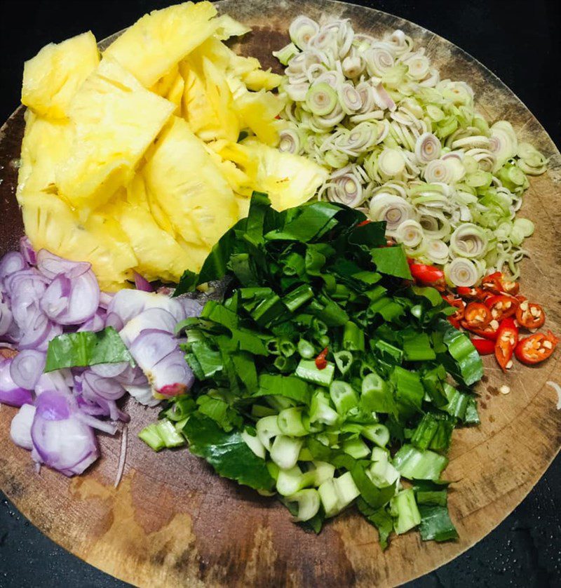 Step 2 Prepare other ingredients Octopus dipped in tamarind leaves