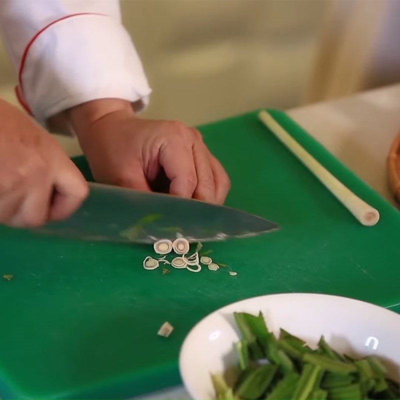 Step 2 Prepare other ingredients for snail salad