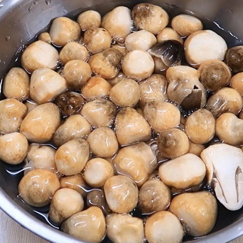 Step 2 Prepare other ingredients Nui chicken mushroom