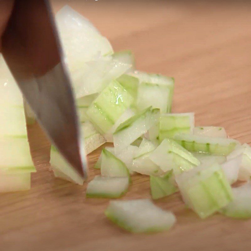 Step 2 Prepare other ingredients Stuffed bell peppers with grilled seafood