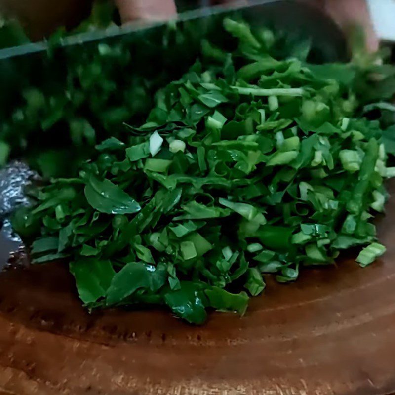 Step 2 Prepare other ingredients Sour soup with banana flower and stingray