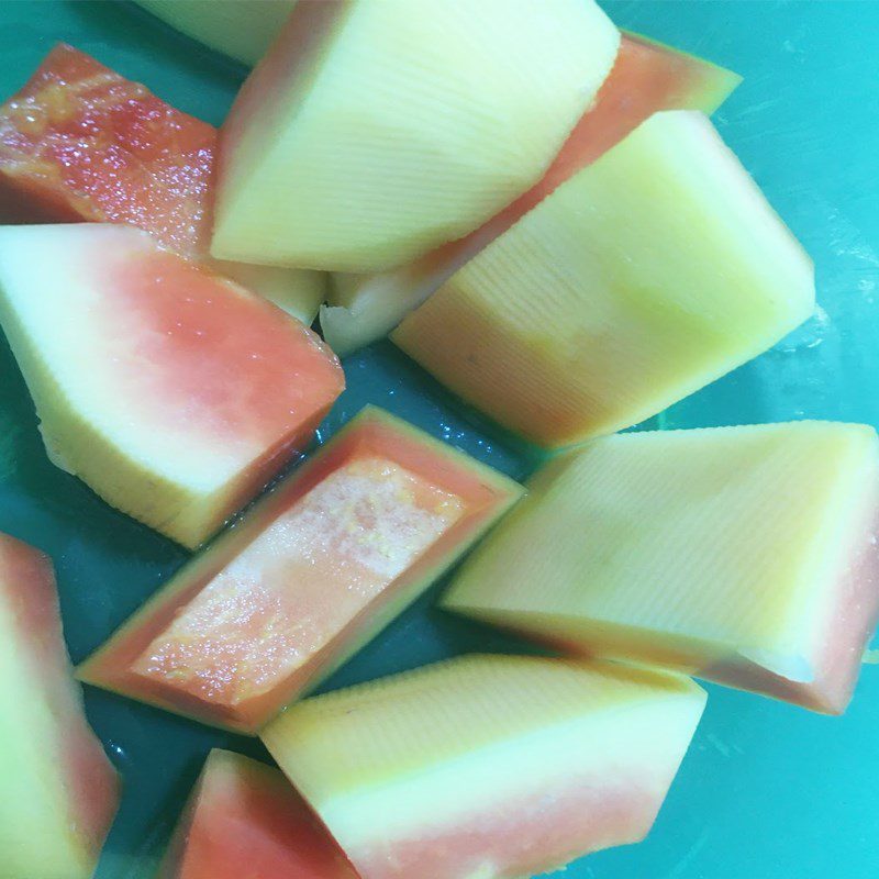 Step 2 Prepare other ingredients for Papaya Chicken Soup