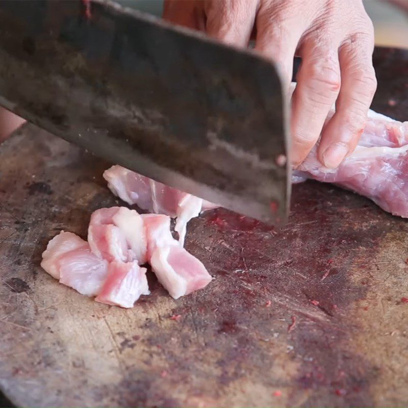 Step 2 Prepare other ingredients Eel stew with banana stem