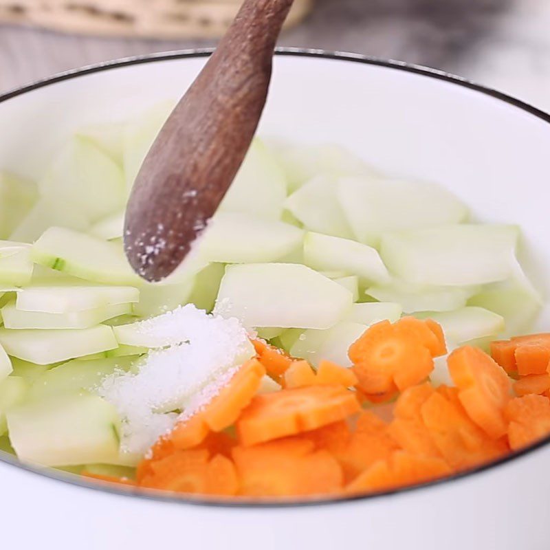 Step 2 Prepare other ingredients for Hanoi Bun Cha