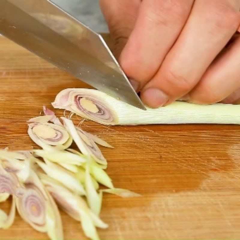 Step 3 Prepare other ingredients Green Mango Salad with Pig Ears