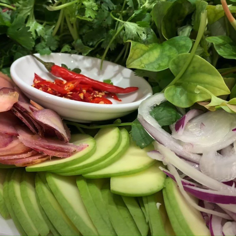 Step 3 Prepare other ingredients Sturgeon salad