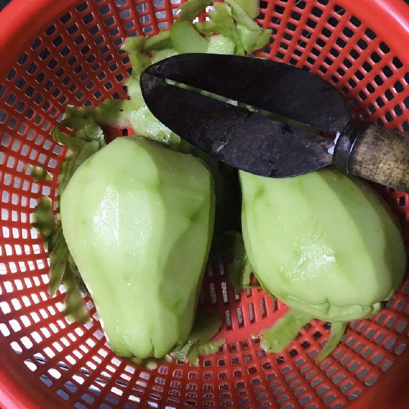 Step 2 Prepare the other ingredients for Stir-fried Su Su with Pig Heart