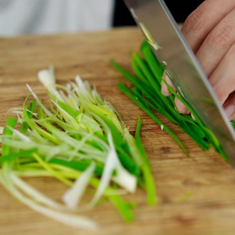 Step 2 Prepare the other ingredients Steamed Cod with Ginger and Green Onion