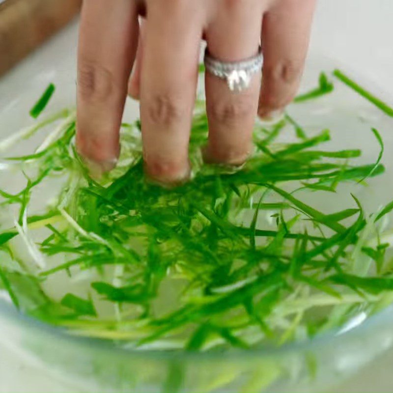 Step 2 Prepare the other ingredients Steamed Cod with Ginger and Green Onion