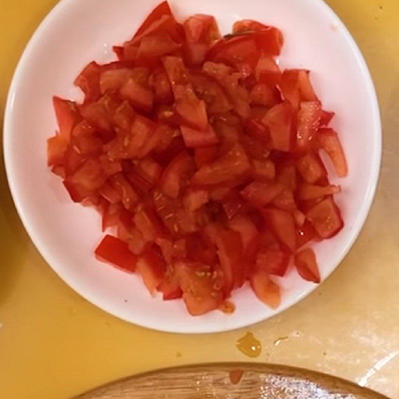 Step 2 Prepare other ingredients Japanese mackerel with tomatoes