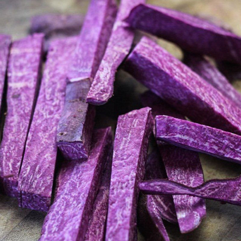 Step 2 Prepare other ingredients Purple sweet potato eel porridge