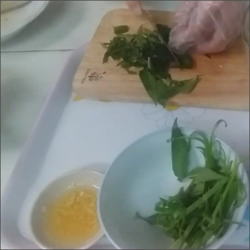 Step 2 Prepare other ingredients Shrimp and rambutan salad