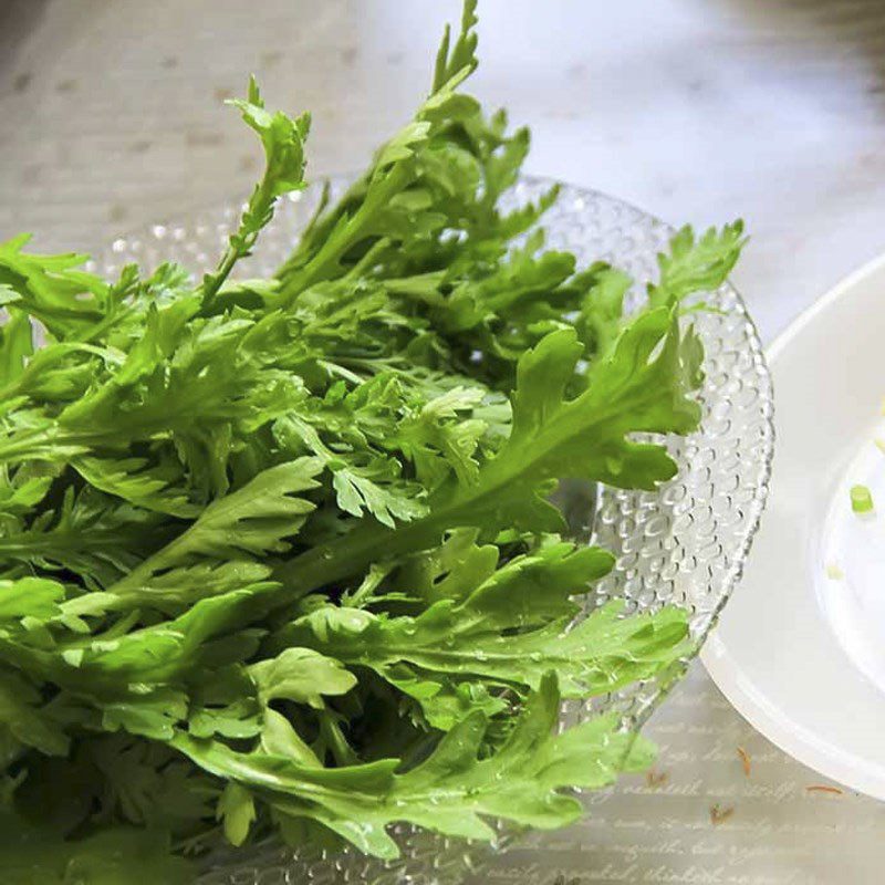 Step 1 Prepare the Mustard Greens for Fish Congee