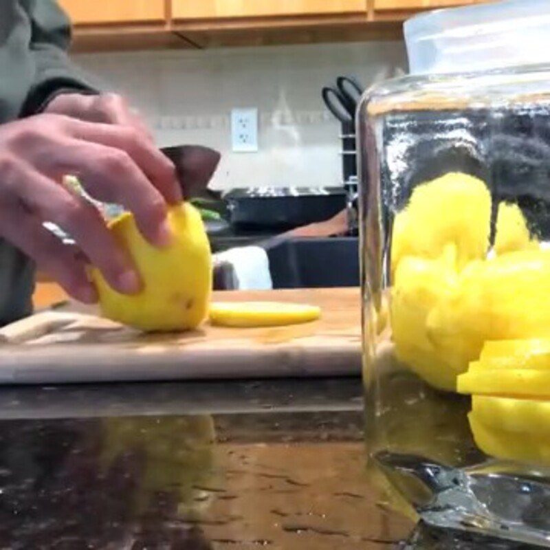 Step 1 Prepare the lemons Honey Ginger Lemon Jam