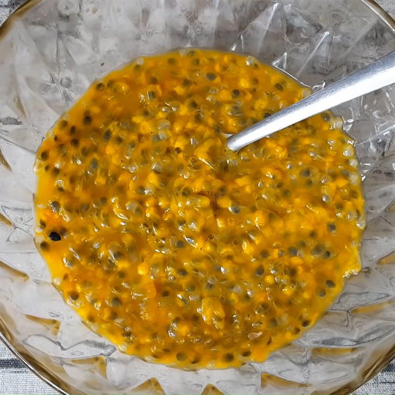 Step 1 Prepare passion fruit Passion fruit syrup