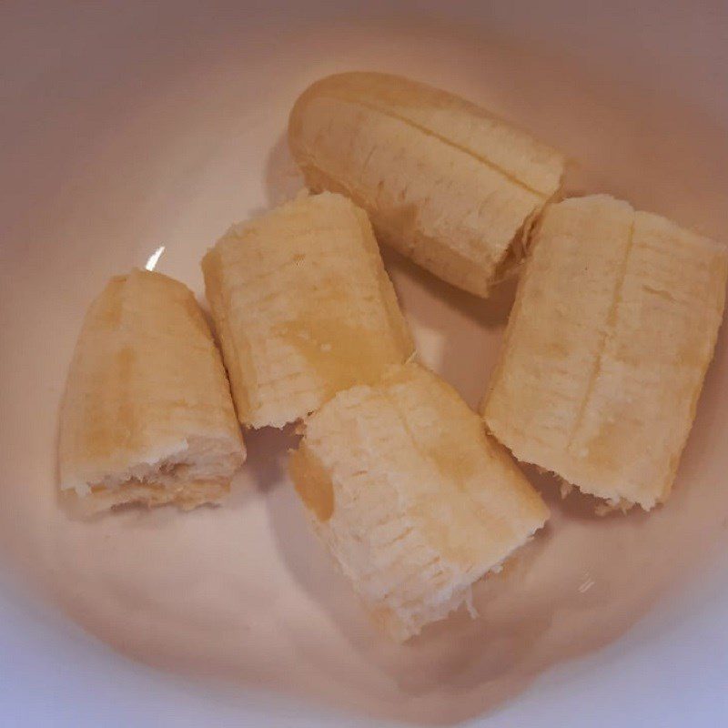 Step 1 Prepare the bananas Banana Coconut Milk Sponge Cake using an oven