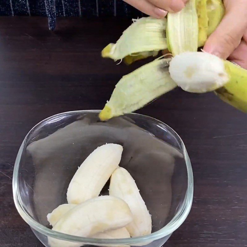 Step 1 Prepare the bananas Banana Peanut Butter Oatmeal Smoothie