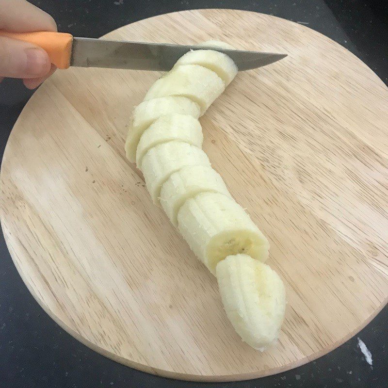 Step 1 Prepare Ingredients for Banana Cocoa Smoothie