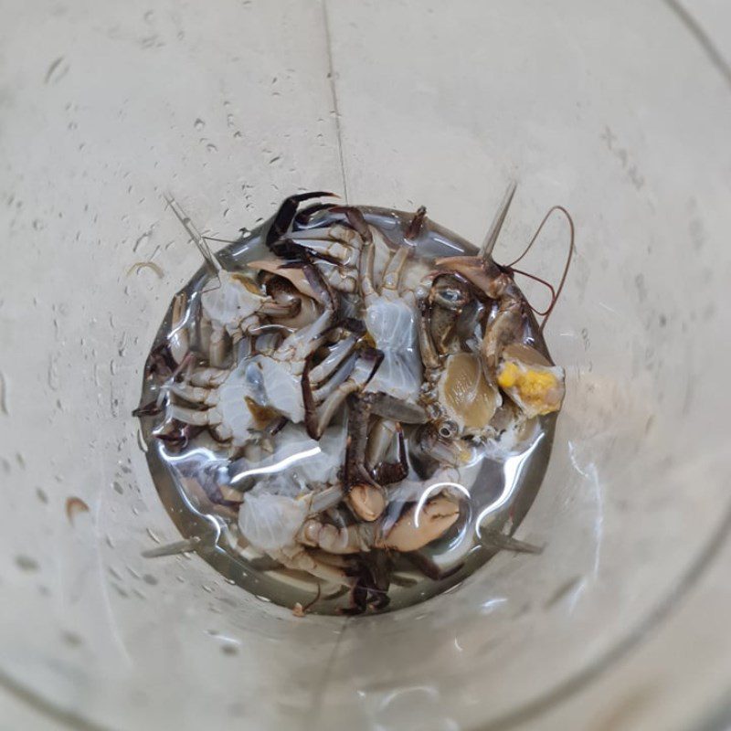 Step 1 Prepare freshwater crabs for Crab Soup with Gourd