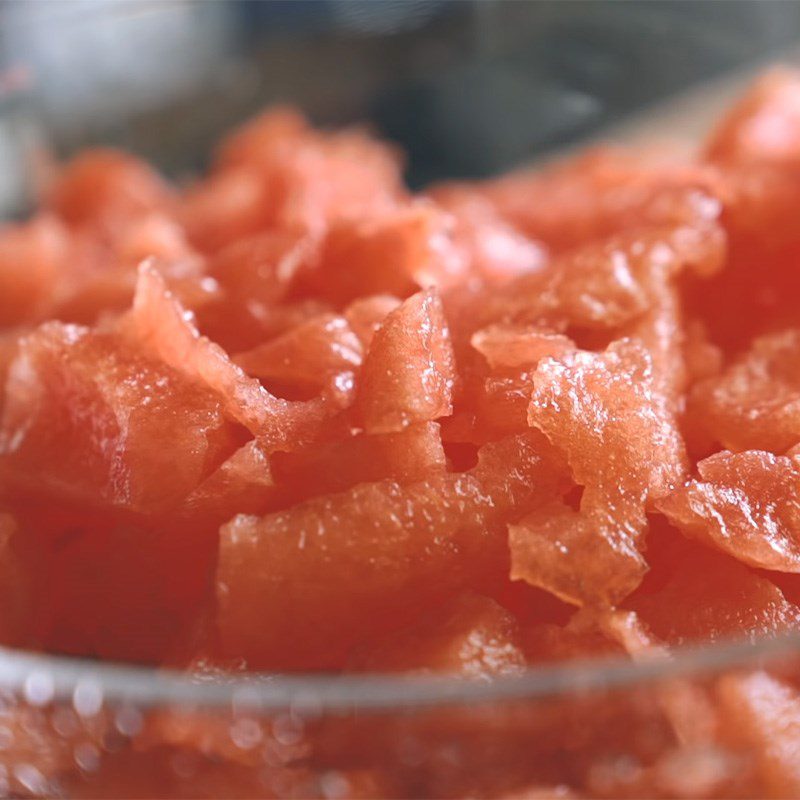 Step 1 Prepare watermelon Watermelon mousse cake