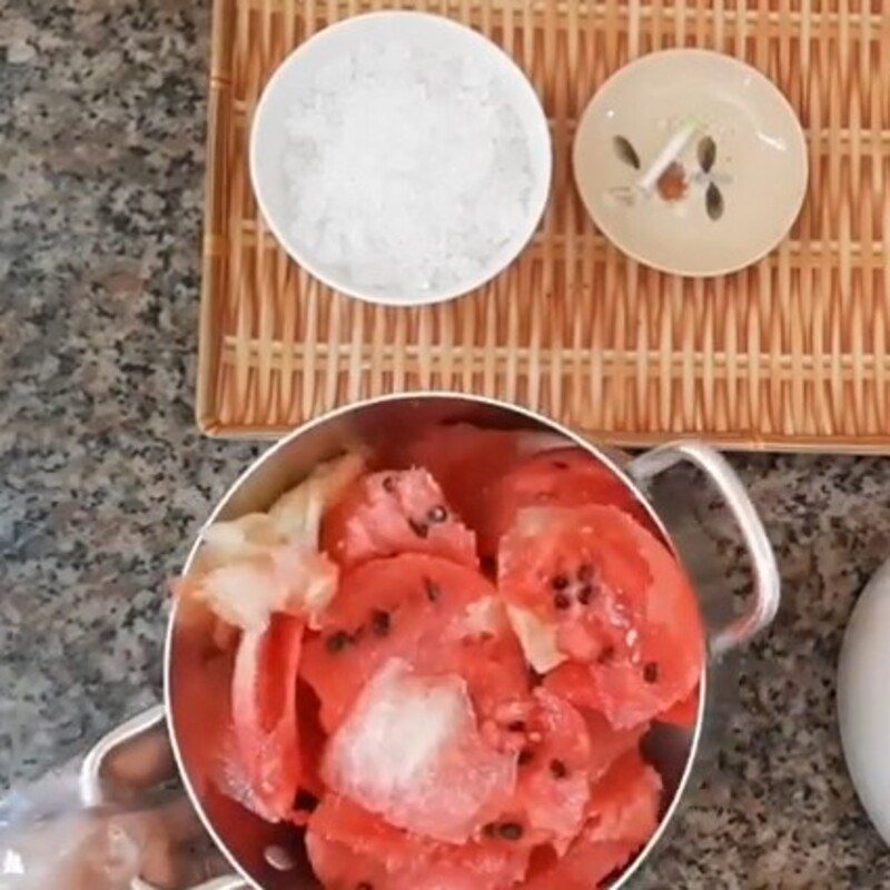 Step 1 Prepare the Watermelon Watermelon Jam