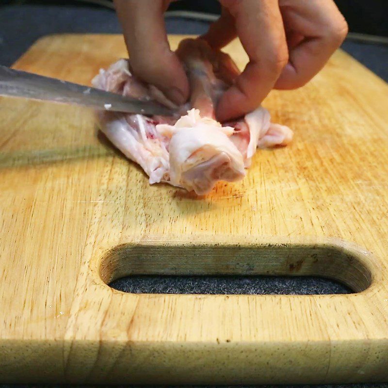 Step 1 Prepare the chicken for Spicy Crispy Fried Chicken