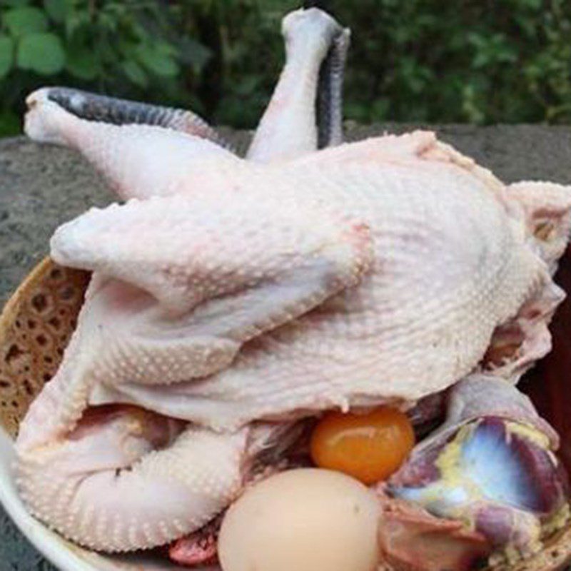 Step 1 Prepare chicken Steamed Chicken with Fish Sauce