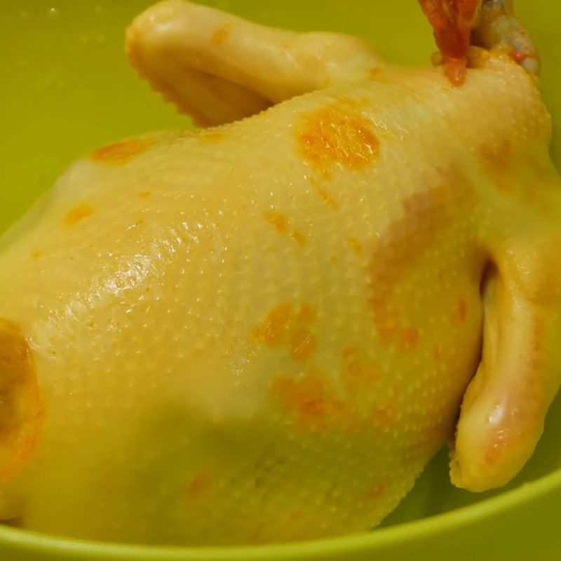 Step 1 Prepare chicken Steamed Chicken with Fish Sauce