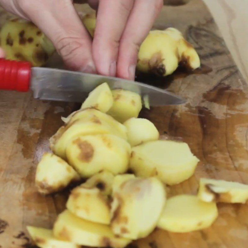 Step 1 Prepare Ginger and Cinnamon Ginger Cinnamon Tea