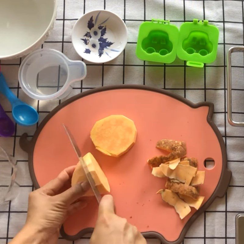 Step 1 Prepare the sweet potato Sweet Potato Tofu for babies