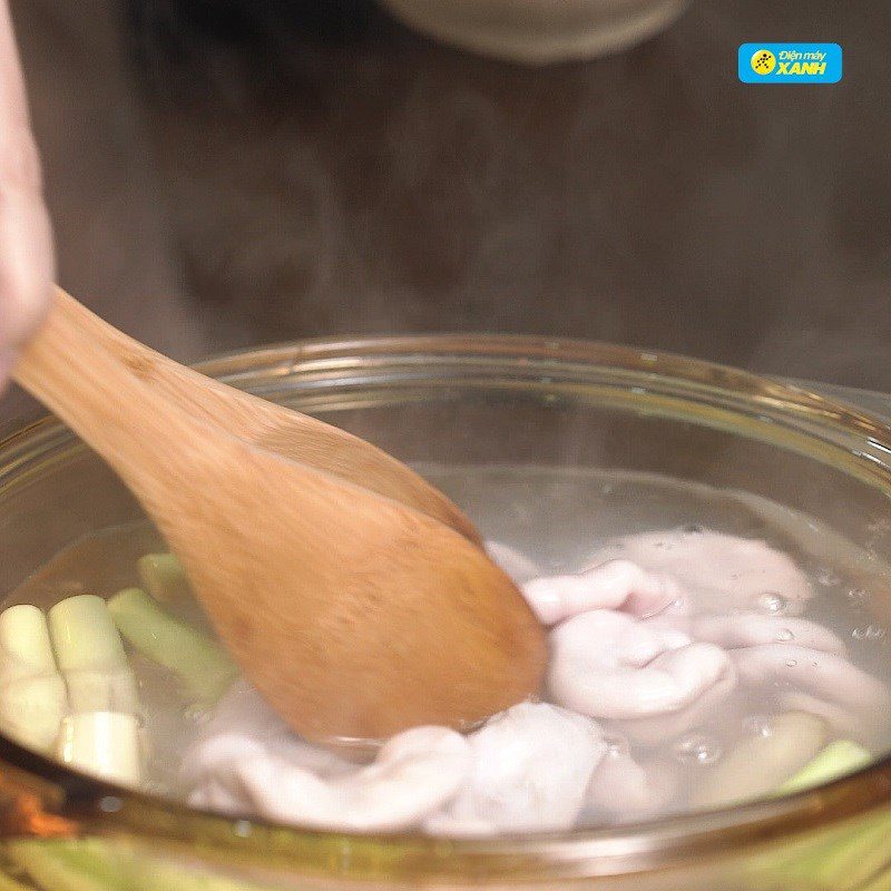 Step 2 Prepare Pork Entrails Stir-fried Pork Entrails with Turmeric