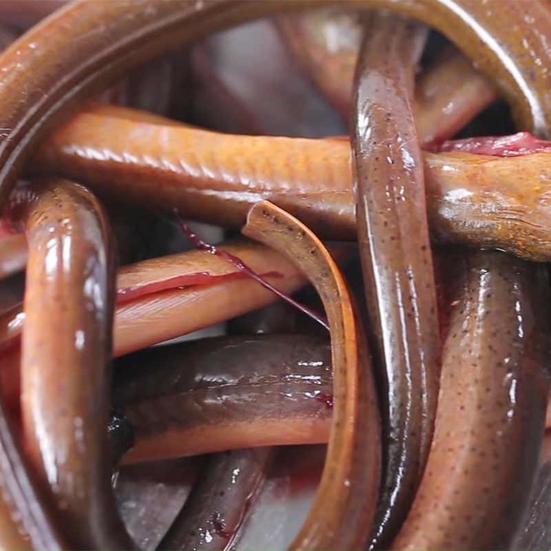 Step 1 Prepare eel Eel with Banana Stem