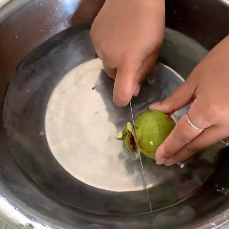 Step 1 Prepare Young Mangosteen Young Mangosteen Salad with Shrimp and Pork