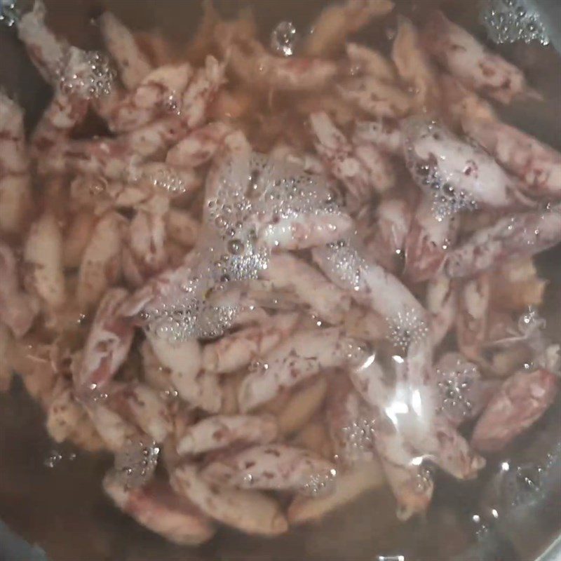 Step 1 Prepare the squid Tamarind Sauce Squid