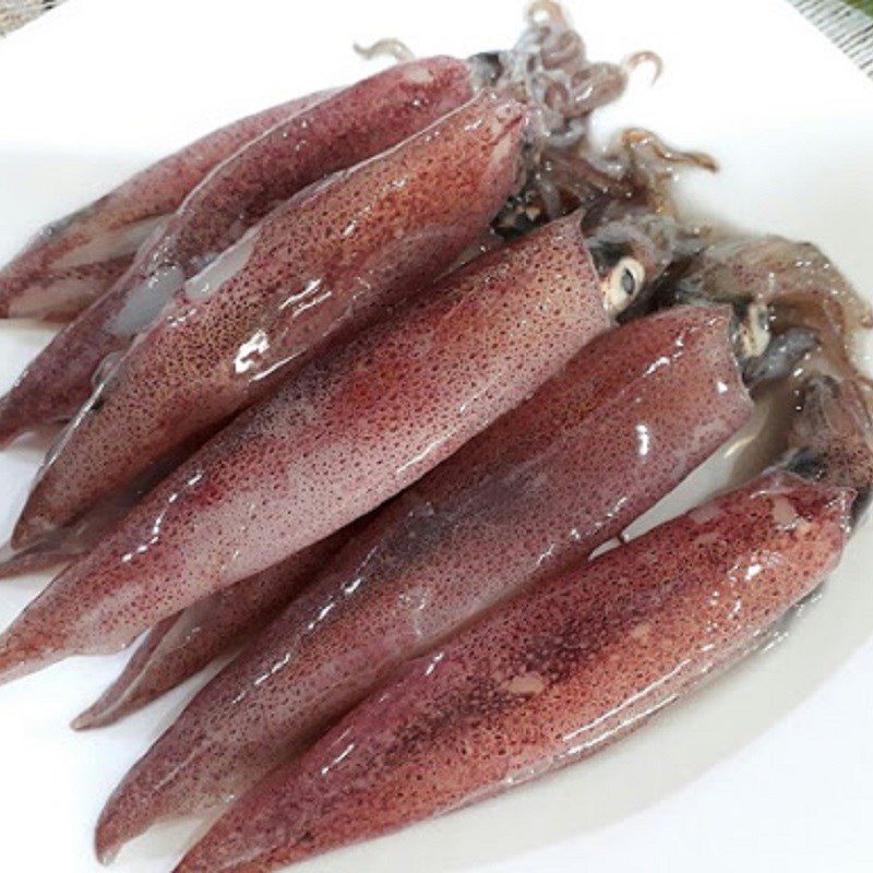 Step 1 Prepare squid eggs Grilled squid eggs with scallion oil