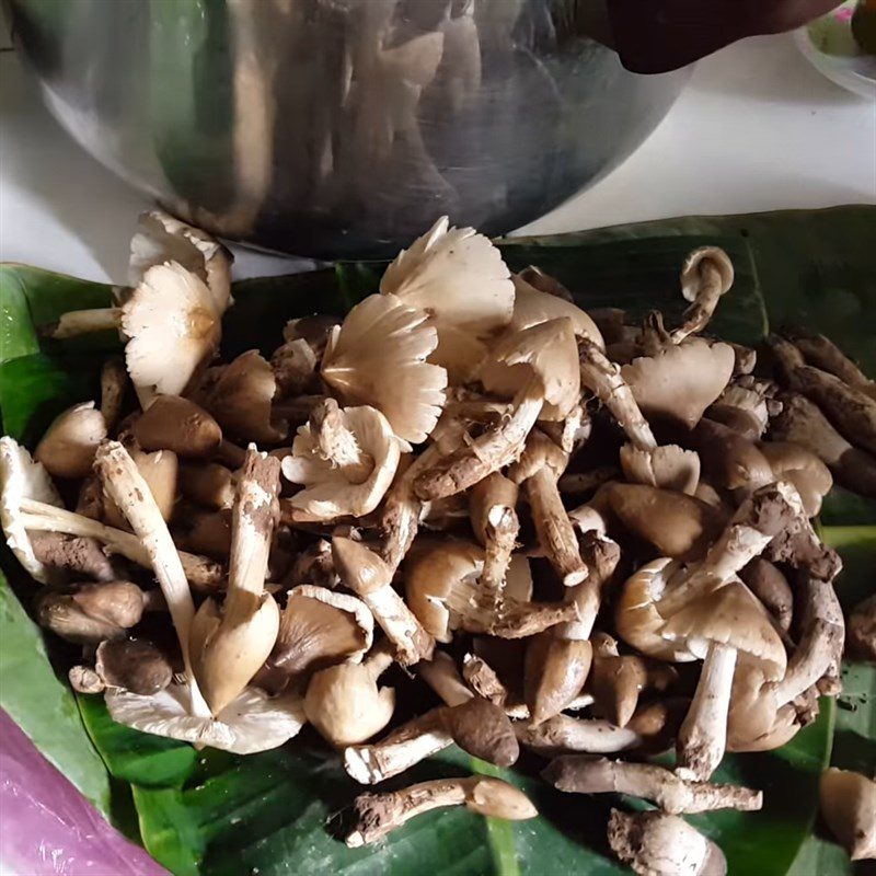 Step 3 Prepare wood ear mushrooms Chicken porridge with wood ear mushrooms and mung beans