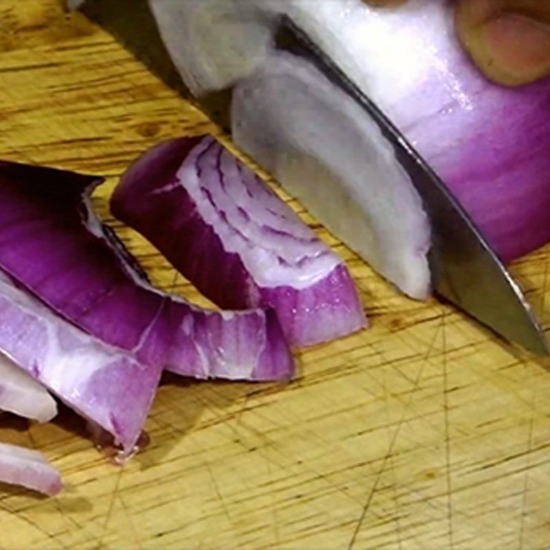 Step 1 Prepare ingredients for purple cabbage salad