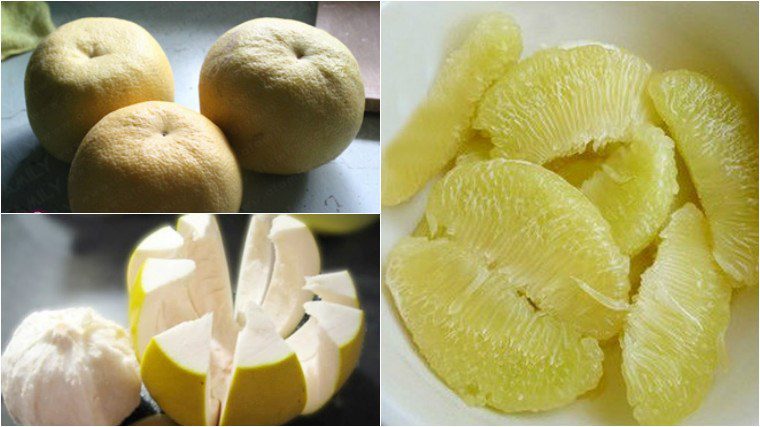 Step 1 Prepare the ingredients for grapefruit juice with a blender