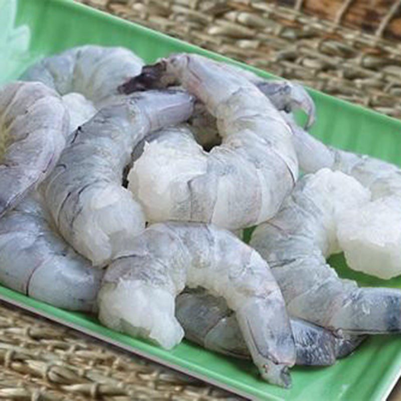 Step 1 Prepare the ingredients for Korean Fried Noodles with shrimp