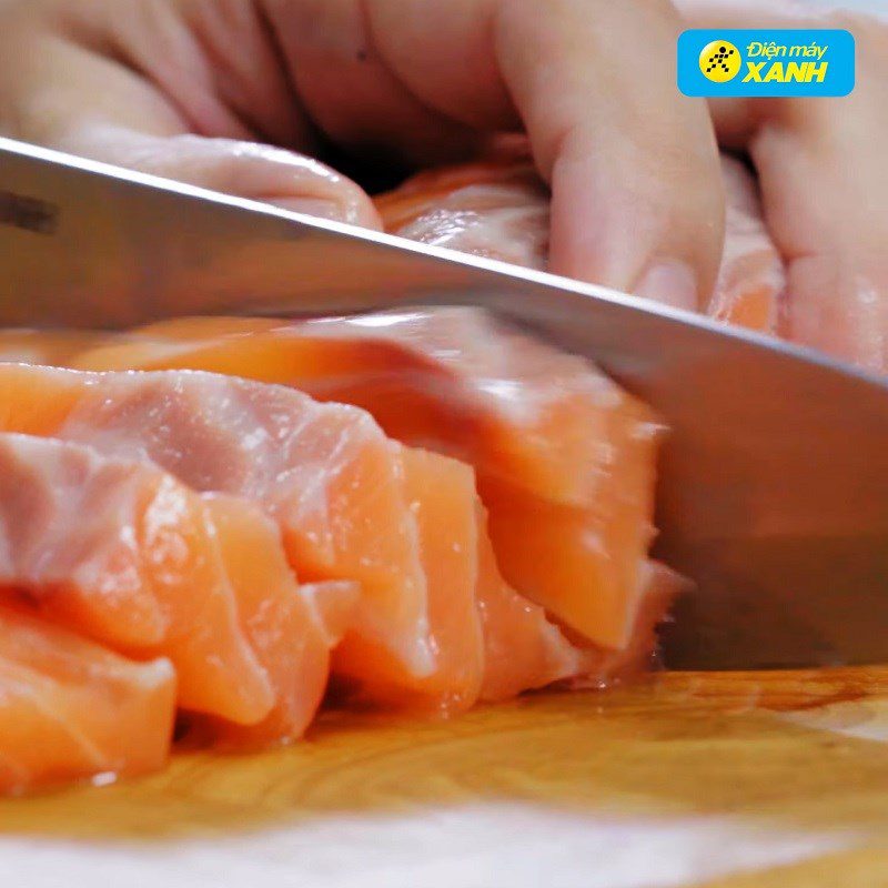 Step 1 Prepare the ingredients for Salmon soaked in soy sauce