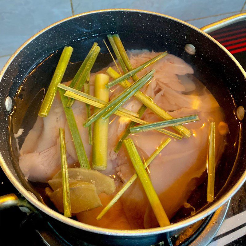 Step 2 Prepare the ingredients Chicken meat sandwich (recipe shared by a user)