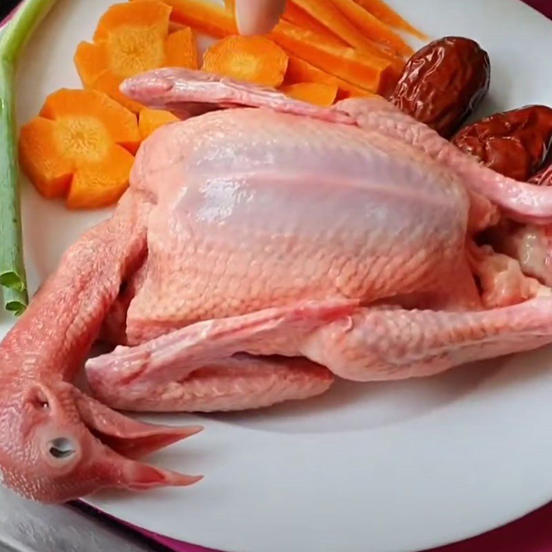 Step 1 Prepare the Ingredients for Coconut Braised Pigeon